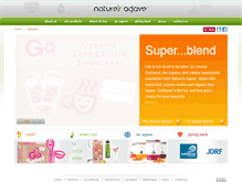Tablet Screenshot of naturesagave.com